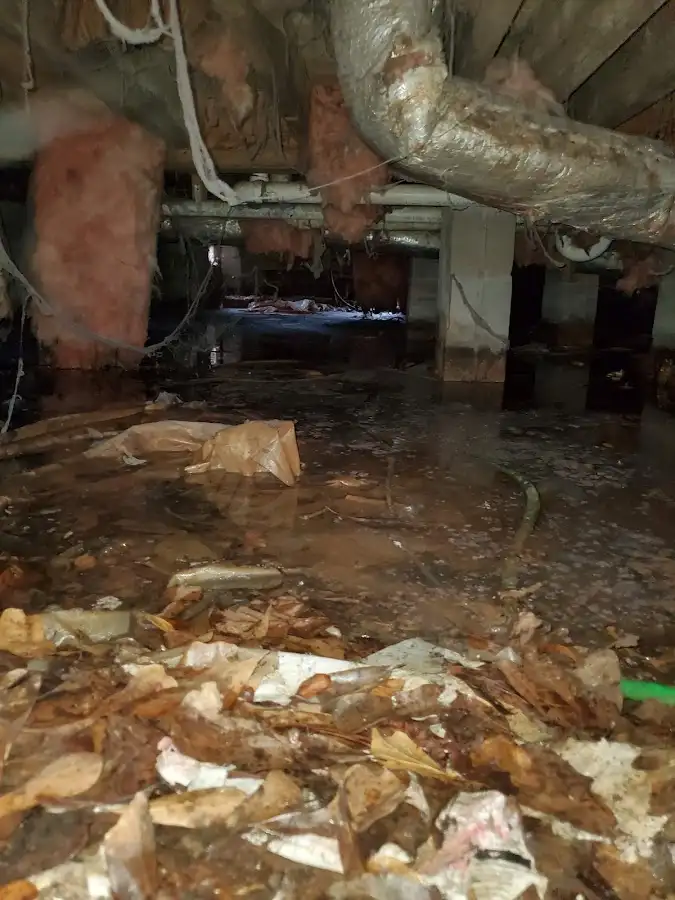 Crawl space flood assessment for Commercial Water Damage Restoration in Beavercreek